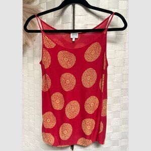 ARMANI Collezioni Deanna Spa Strappy Sleeveless Knit Top Made In Italy Size 4